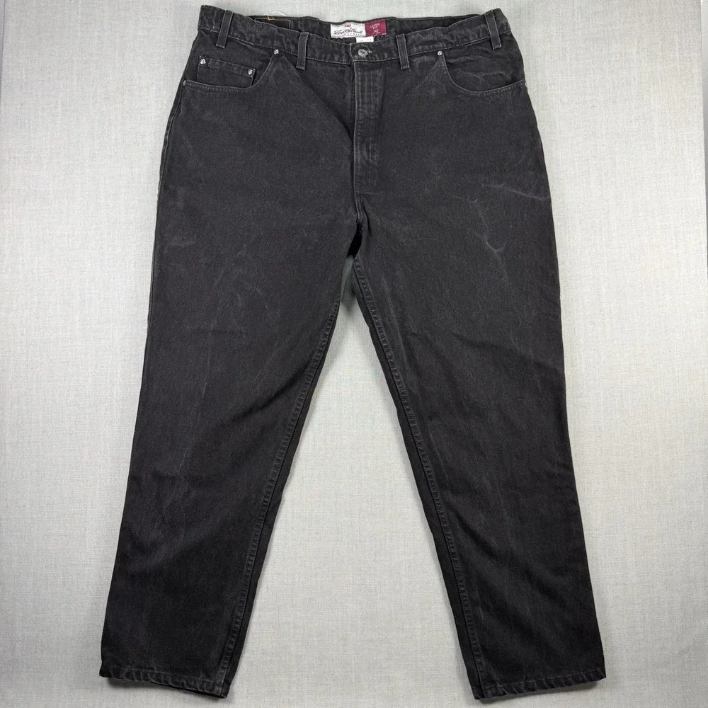 Levi's Strauss Jeans 545 Men's Size 42x30 Loose Fit Vintage Black Signature